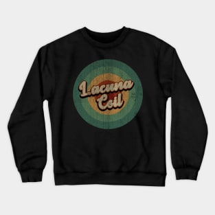 Circle Retro Vintage Lacuna Coil Crewneck Sweatshirt